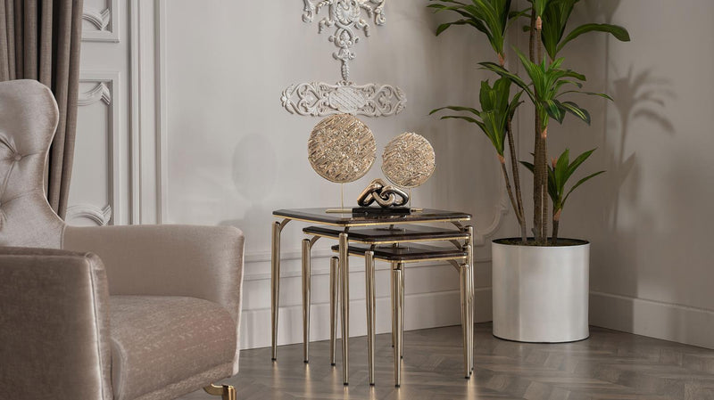 Plaza Nesting Table (Plaza Walnut) - DMV FurnitureEnd Table