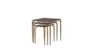 Plaza Nesting Table (Plaza Walnut) - DMV FurnitureEnd Table
