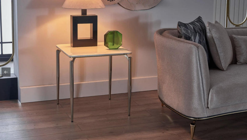 Plaza Side Table (Ivory) - 22PZA3306FSFS