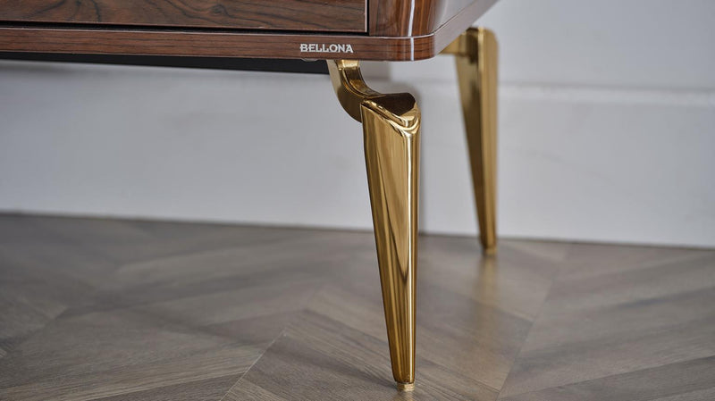Plaza Tv Stand (Plaza Walnut (Plaza Teks) - DMV FurnitureTV Stand