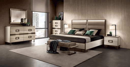 Poesia Bedroom W/ Light Set - DMV Furniture