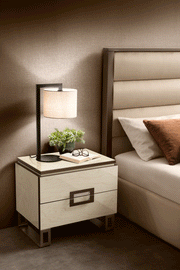 Poesia Bedroom W/ Light Set - DMV Furniture