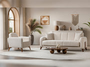 Polo Chair in Cream - 200-ST-POL-FLORIA 04-B