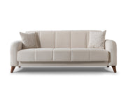 Polo Convertible Sofa in Cream - 200-ST-POL-FLORIA 04-3