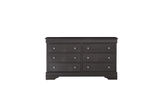 Pompei Metallic Grey Dresser - POMPEI-METALLIC GREY-DR-N