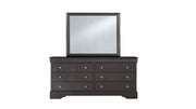Pompei Metallic Grey Mirror - POMPEI-METALLIC GREY-MR - DMV Furniture