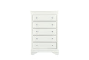 Pompei Metallic White Chest - POMPEI-METALLIC WHITE-CH-N