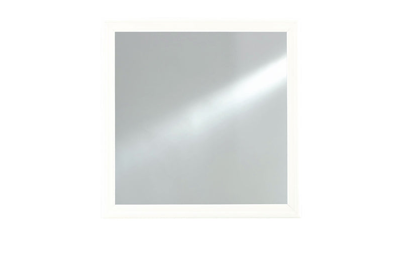 Pompei Metallic White Mirror - POMPEI-METALLIC WHITE-MR - DMV Furniture