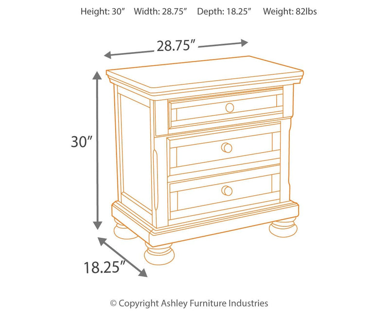 Porter Nightstand - DMV FurnitureNightstand