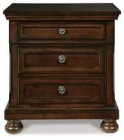 Porter Queen Panel Bed, Dresser, Mirror and 2 Nightstands - B697B52
