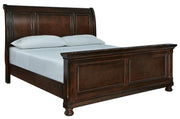 Porter Rustic Brown California King Sleigh Bed - B697B50