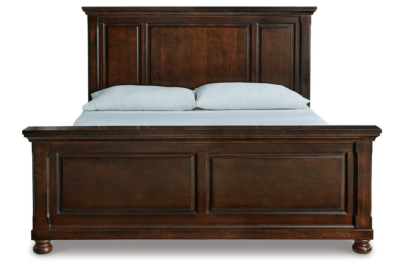 Porter Rustic Brown King Panel Bed - DMV FurnitureKing Bed