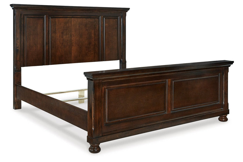 Porter Rustic Brown King Panel Bed - DMV FurnitureKing Bed