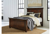 Porter Rustic Brown Queen Panel Bed - DMV FurnitureQueen Bed