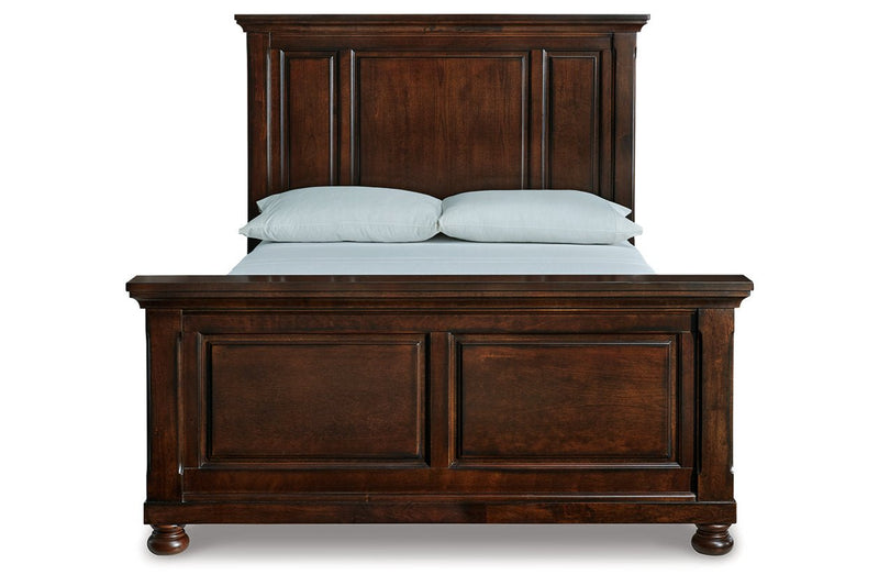 Porter Rustic Brown Queen Panel Bed - DMV FurnitureQueen Bed