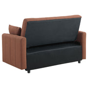 Portland Boucle Upholstered Sleeper Sofa Bed Copper - 350145