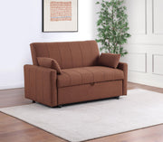 Portland Boucle Upholstered Sleeper Sofa Bed Copper - 350145