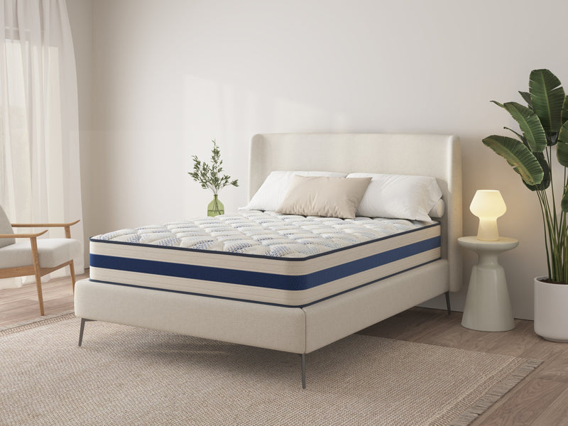 Posturepedic Dual Sided King Mattress - With Boxspring - 47749318410457