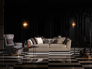 Prag 101" Wide Tuxedo Arm Sofa - Sofas