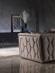 Prag 101" Wide Tuxedo Arm Sofa - Sofas