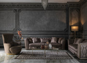 Prag 101" Wide Tuxedo Arm Sofa - Sofas
