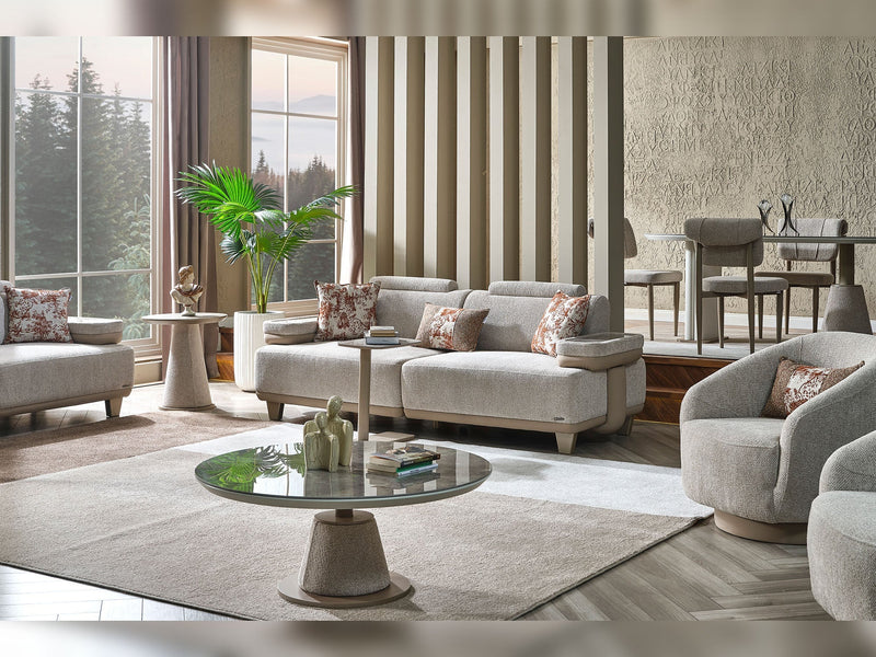 Prag Max Convertible Sofa in Beige - 200-MAX-PRA-PRAG01-3