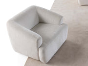 Pralin 4-pieces (2 Sofa & 2 Chair) Livingroom in Cream - 200-ZEN-PRA-CRE-3311