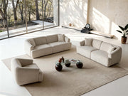 Pralin Stationary Sofa in Cream - 200-ZEN-PRA-CRE-3