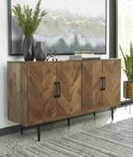 Prattville Brown Accent Cabinet - DMV FurnitureCabinet