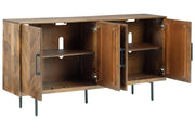 Prattville Brown Accent Cabinet - DMV FurnitureCabinet