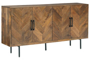 Prattville Brown Accent Cabinet - DMV FurnitureCabinet