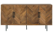 Prattville Brown Accent Cabinet - DMV FurnitureCabinet