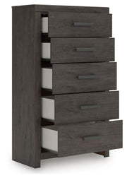 Prendonea Charcoal Chest of Drawers - B3789-46