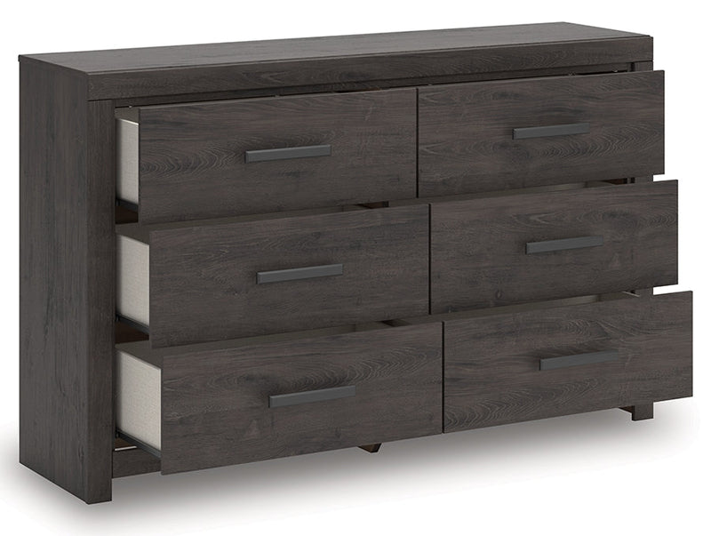 Prendonea Charcoal Dresser from Ashley - DMV Furniture