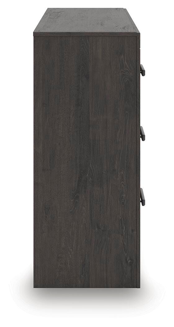 Prendonea Charcoal Dresser - B3789-31