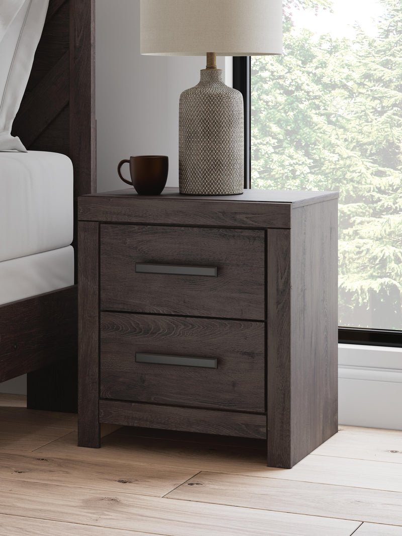 Prendonea Charcoal Nightstand - B3789-92