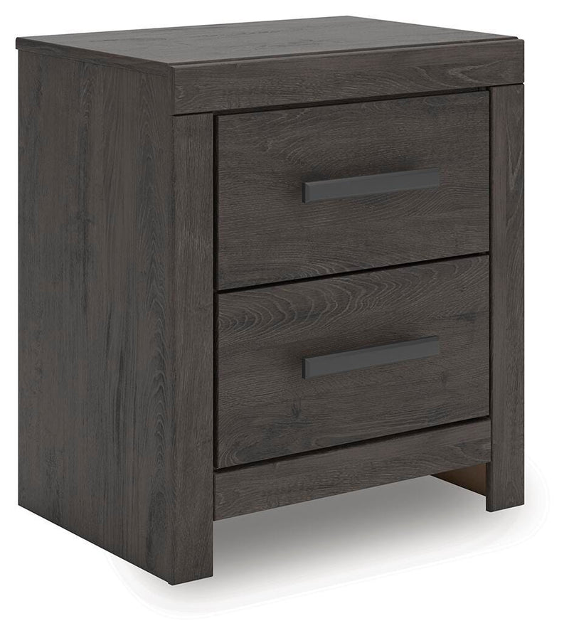 Prendonea Charcoal Nightstand - B3789-92