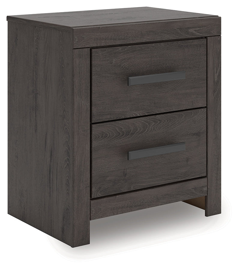 Prendonea Charcoal Nightstand from Ashley - DMV Furniture