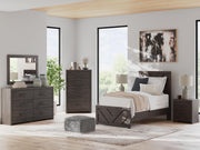 Prendonea Charcoal Nightstand - B3789-92