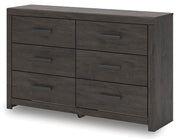 Prendonea King Panel Bed, Dresser and 2 Nightstands - B3789B13