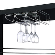 Prescott Rectangular Home Wine Table Black High Gloss - 100165