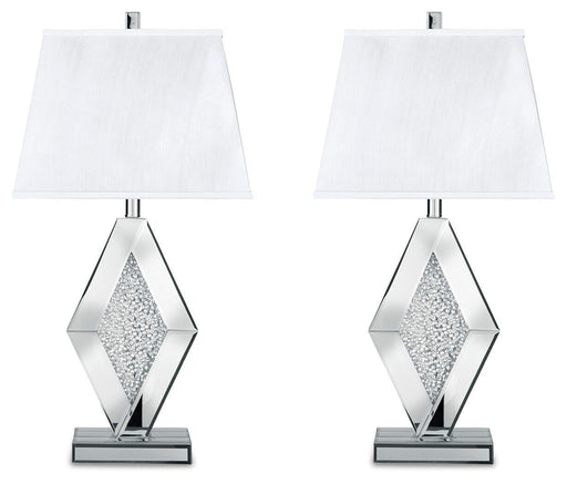 Prunella Silver Finish Table Lamp (Set of 2) - L429034X2