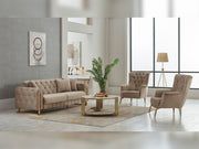 Puma Chair in Beige - 200-SIM-PUM-VELVET260-B