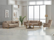 Puma Chair in Beige - 200-SIM-PUM-VELVET260-B