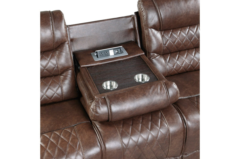 Putnam Brown Reclining Living Room Set - DMV FurnitureLiving Room Set