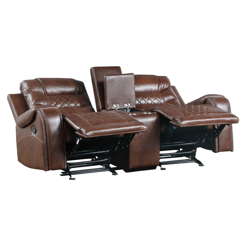 Putnam Brown Reclining Living Room Set - DMV FurnitureLiving Room Set