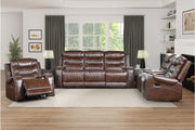 Putnam Brown Reclining Living Room Set - DMV FurnitureLiving Room Set