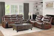 Putnam Brown Reclining Living Room Set - DMV FurnitureLiving Room Set