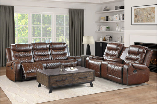 Putnam Brown Reclining Living Room Set - DMV FurnitureLiving Room Set