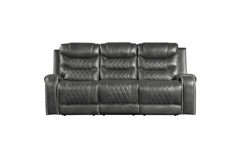 Putnam Gray Reclining Living Room Set - DMV FurnitureLiving Room Set